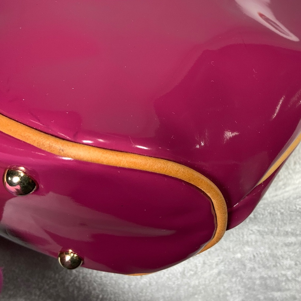 Dooney & Bourke Pink Patent Leather Satchel Bag - Picture 11 of 16